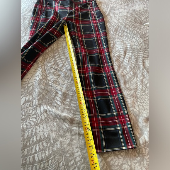 Zara Red and Black Plaid Pants - Picture 5 of 9